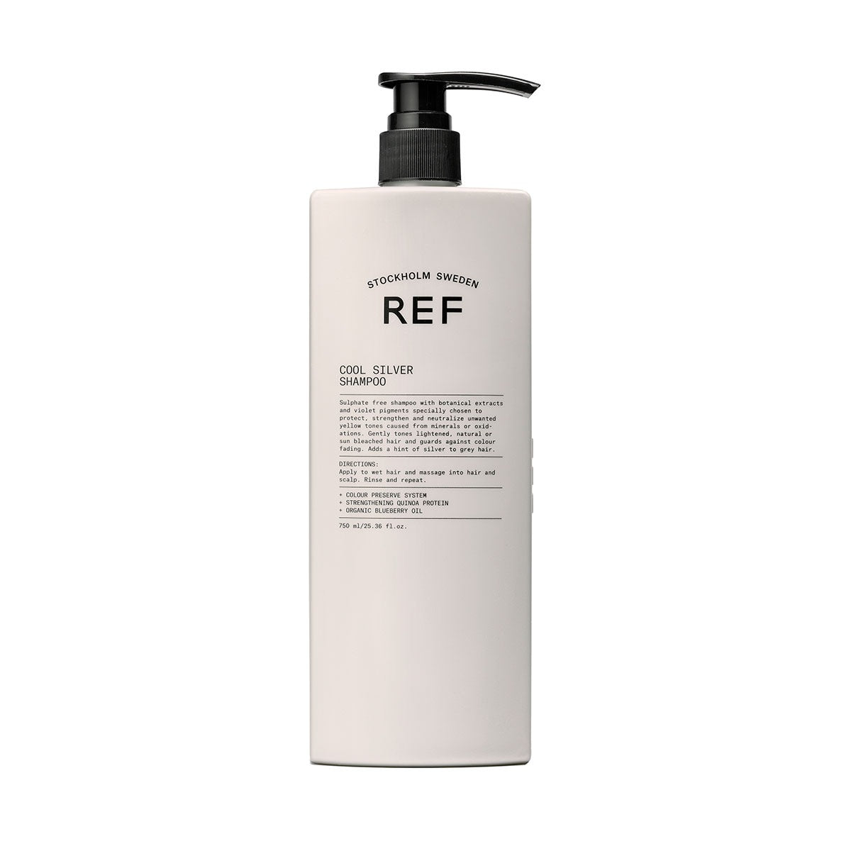 Ref Stockholm, Cool Silver, Sulfates-Free, Hair Shampoo, Neutralising Warm Tones, 750 ml - Feel You