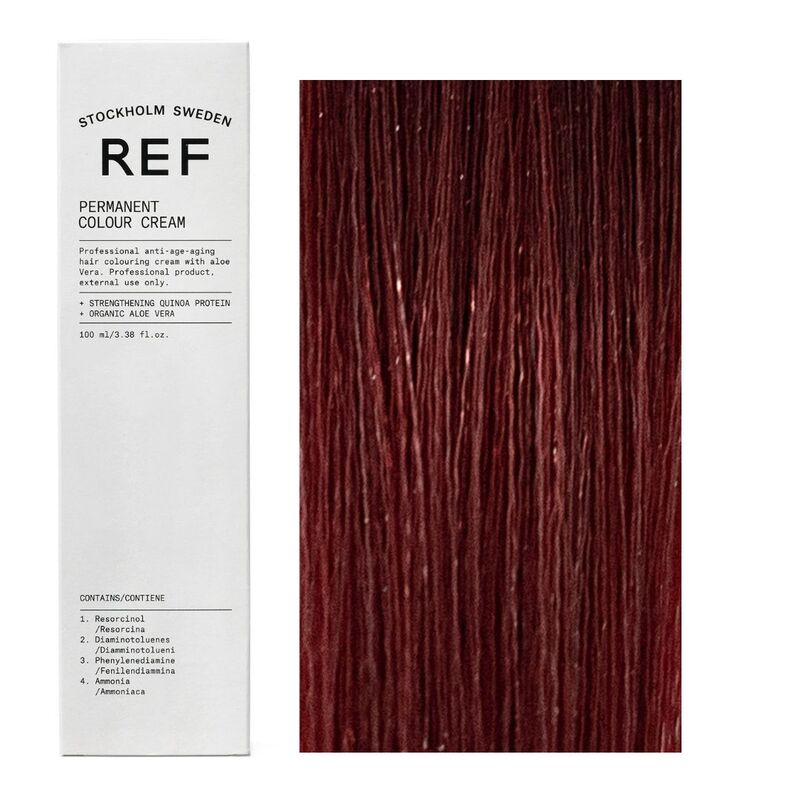 Ref Stockholm, Permanent Colour, Vegan, Permanent Hair Dye, 6.66 Intense Red Dark Blonde, 100 ml - Feel You
