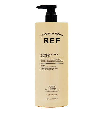 Ref Stockholm, Ultimate Repair, Sulfates-Free, Hair Shampoo, Repairing & Strengthening, 1000 ml - Feel You