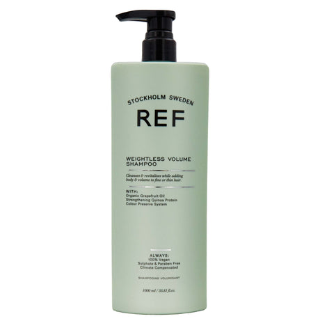 Ref Stockholm, Weightless Volume, Sulfates-Free, Hair Shampoo, For Volume & Texture, 1000 ml - Feel You