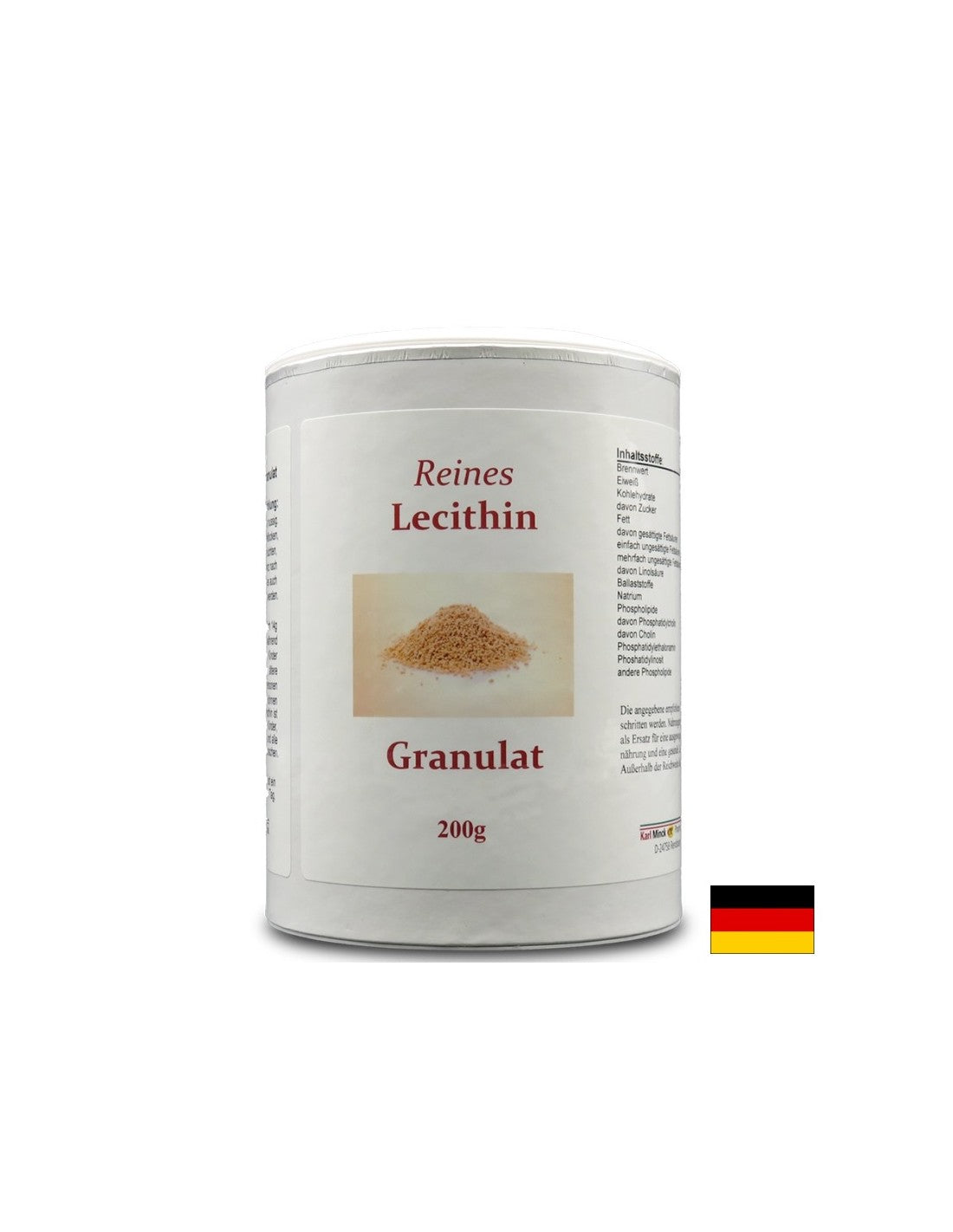 Reines Lecithin Granulat - Чист лецитин на гранули, 200 g Karl Minck - Feel You