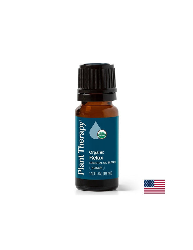Relax Essential Organic етерични масла – Сън и нервна система, 10 ml етерично масло - Feel You