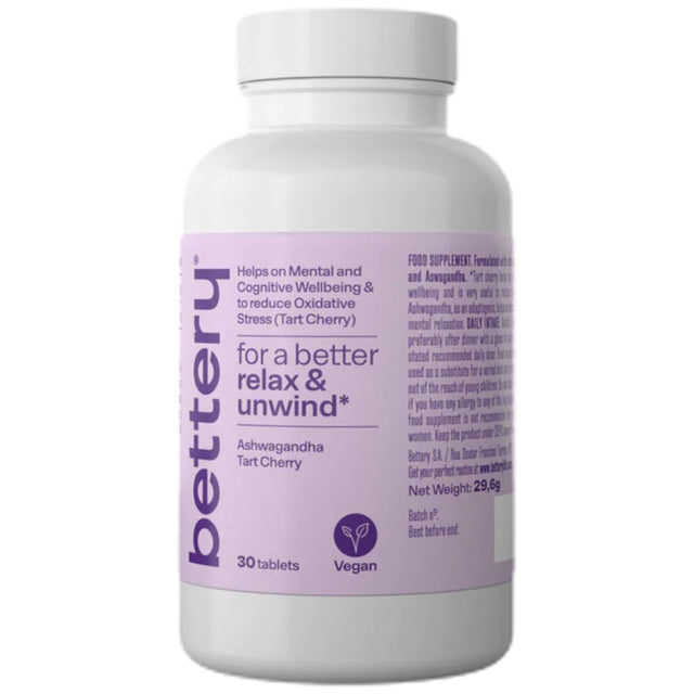 Relax Tabs | with Ashwagandha & Tart Cherrt - EXP DATE: 30.11.2024 - 30 Таблетки - Feel You