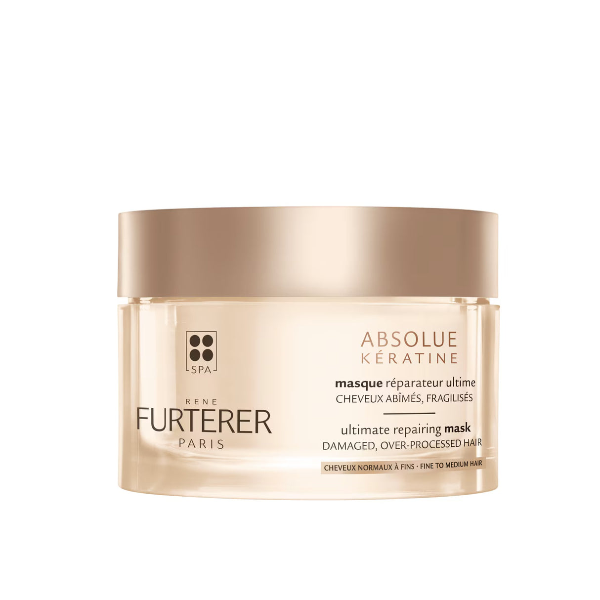Rene Furterer, Absolue Keratine, Plant-Based, Hair Treatment Cream Mask, Repairs, 200 ml - Feel You