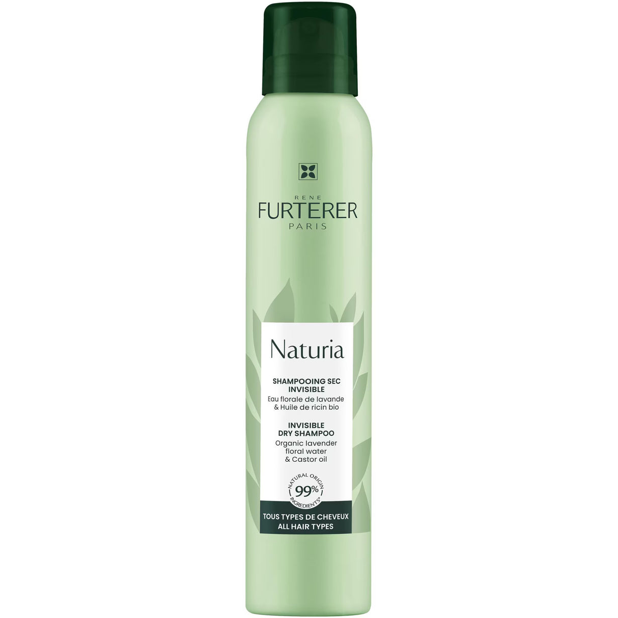 Rene Furterer, Naturia Invisible, Hair Dry Shampoo, Gentle Cleansing, 200 ml - Feel You