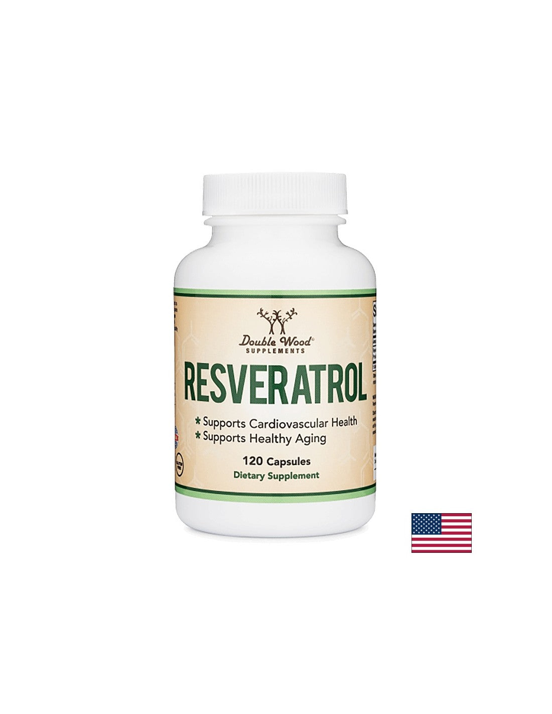 Resveratrol/ Ресвератрол, 120 капсули Double Wood - Feel You