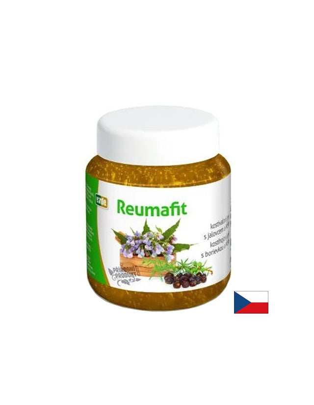 Масажен гел с МСМ, хвойна и черен оман – За стави и мускули, Reumafit, 350 g - Feel You