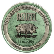 Reuzel - Grease Medum Hol Green Pomade - Hair pomade - 113.0g - Feel You