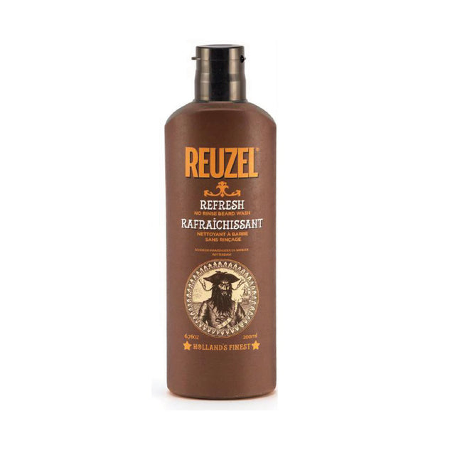 Reuzel, Refresh No Rinse, Beard Shampoo, Moisture And Shine, 200 ml - Feel You