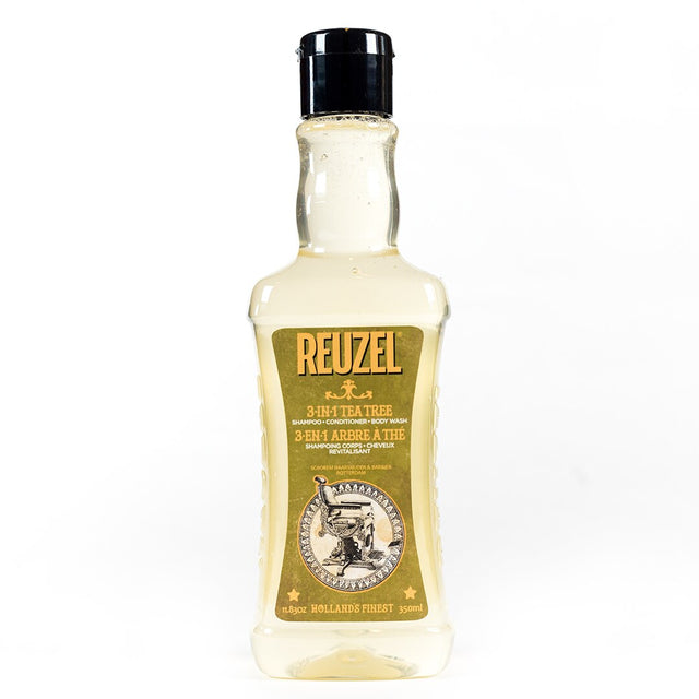 Reuzel, Reuzel, Tea Tree Oil, Hair Shampoo, Conditioner & Shower Gel 3-In-1, Moisturizing, 350 ml - Feel You