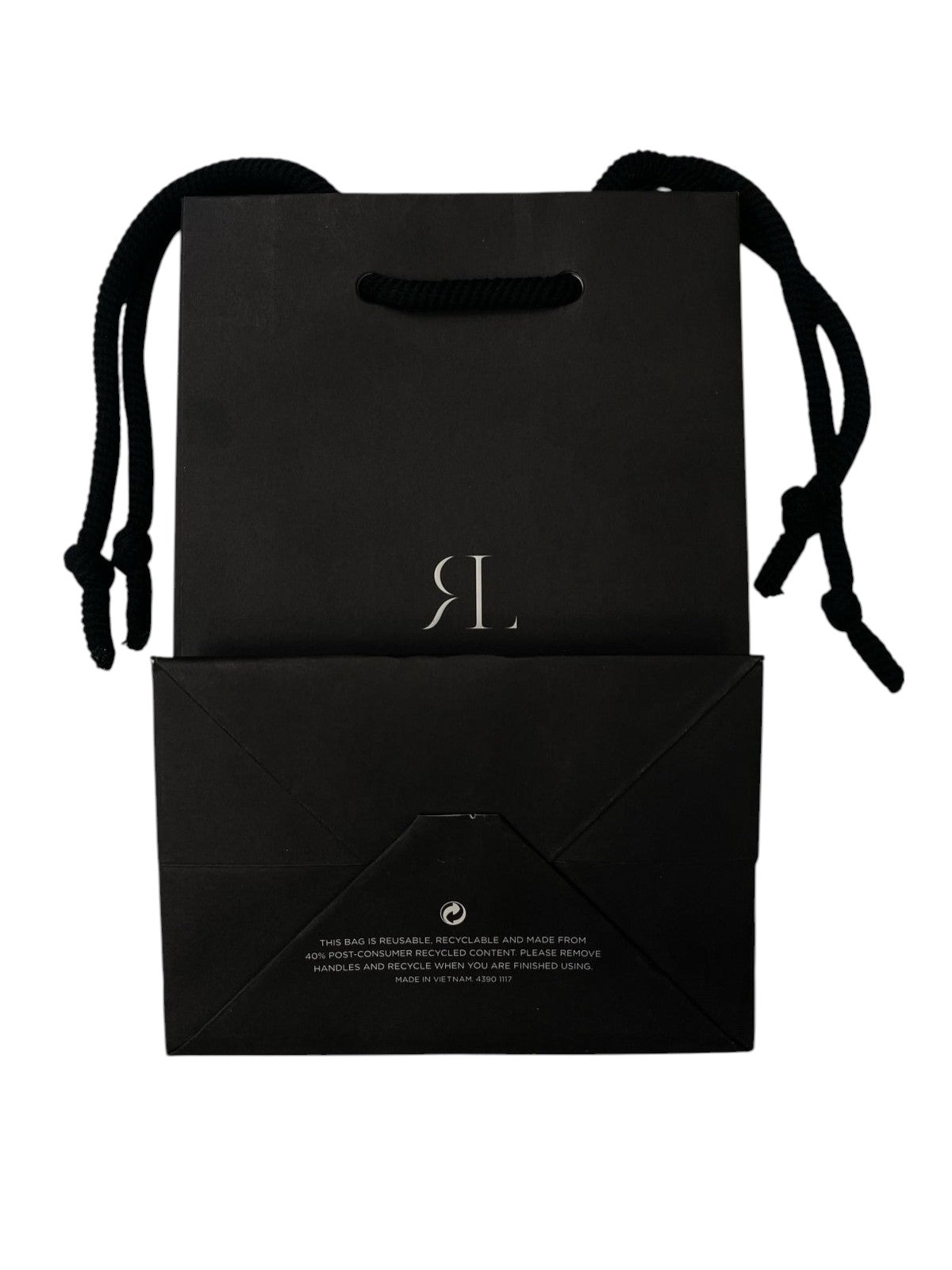 RevitaLash, RevitaLash, Shopping, Cardboard Shopping Bag, Paper, Black, Small - Feel You