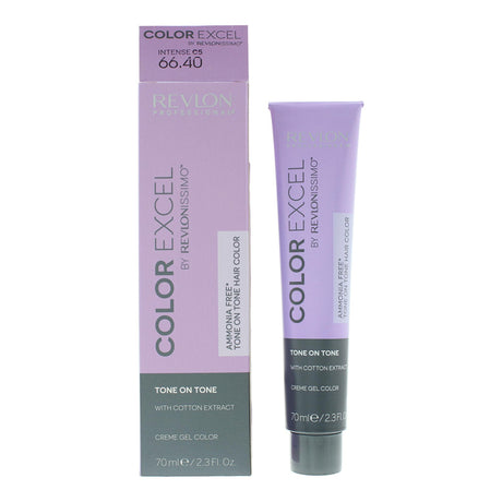 Revlon, Color Excel, Semi-Permanent Hair Dye, 66.40 Intense Copper, 70 ml - Feel You