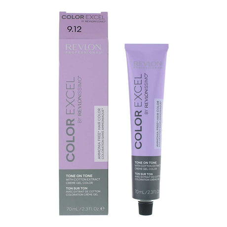 Revlon, Color Excel, Semi-Permanent Hair Dye, 9.12 Very Light Ash Iridescent Blonde, 70 ml - Feel You