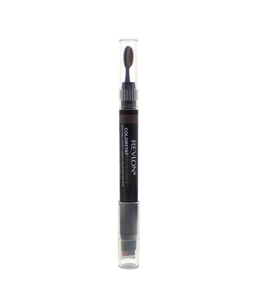Revlon, Color Stay, Eyebrow Cream Pencil & Brush 2-In-1, 408, Medium Brown, 1.1 g - Feel You
