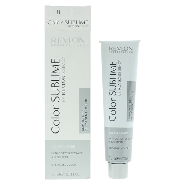 Revlon, Color Sublime, Permanent Hair Dye, 8 Light Blonde, 75 ml - Feel You