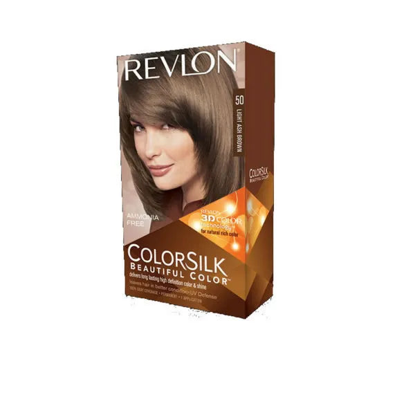 Revlon Colorsilk Ammonia Free 50 Light Ash Brown - Feel You