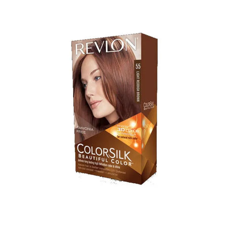 Revlon Colorsilk Ammonia Free 55 Light Reddish Brown - Feel You