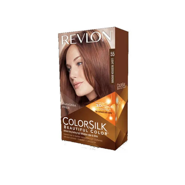 Revlon Colorsilk Ammonia Free 55 Light Reddish Brown - Feel You
