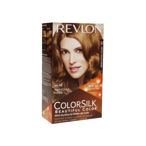 Revlon Colorsilk Ammonia Free 57 Lightest Golden Brown - Feel You