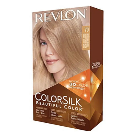 Revlon Colorsilk Ammonia Free 70 Medium Ash Blonde - Feel You
