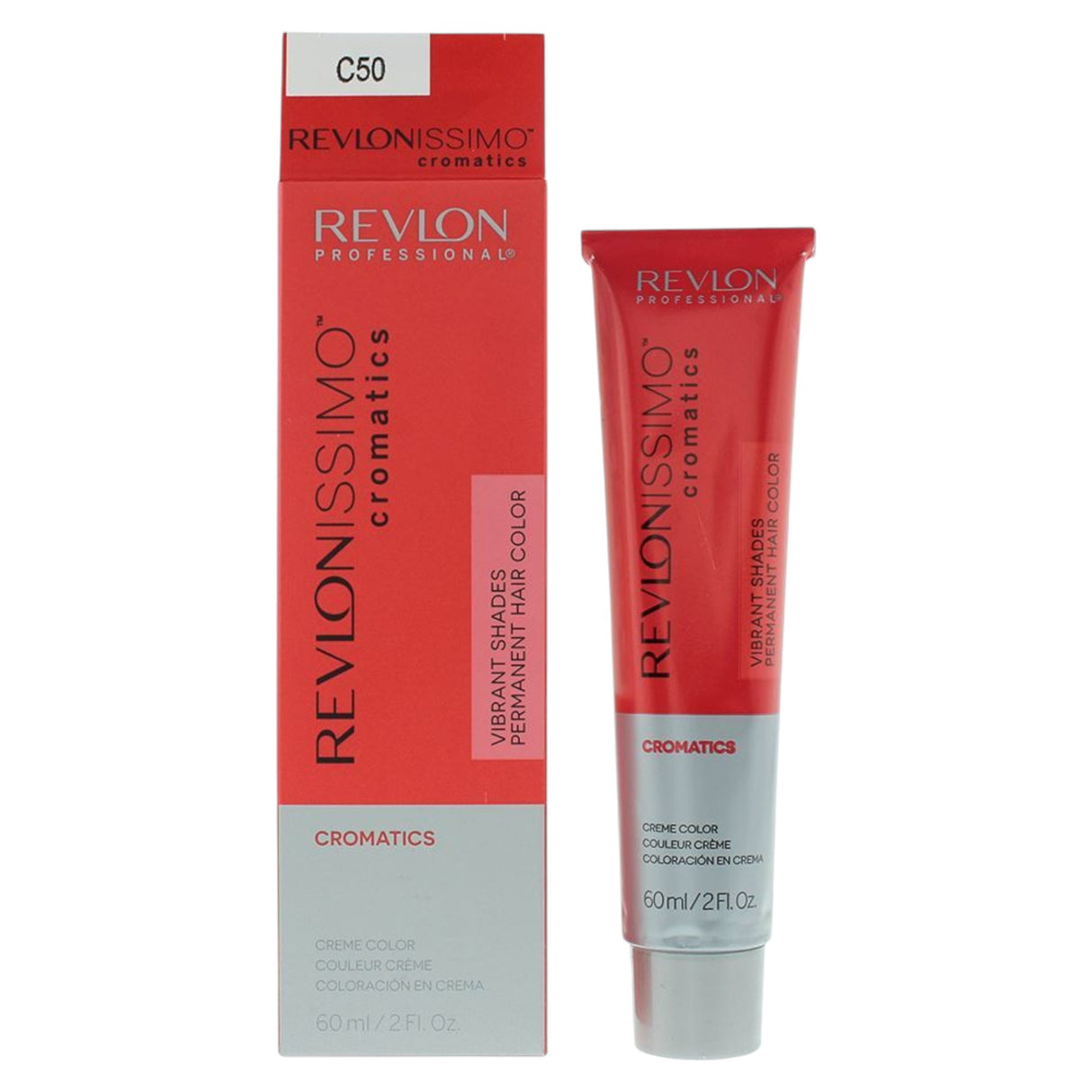 Revlon, Cromatics, Hyaluronic Acid, Hair Colouring Gel, C50 Purple Red, 60 ml - Feel You
