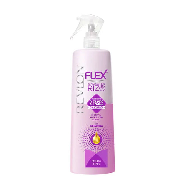 Revlon Flex 2 Stage No Rinse Conditioner With Keratin For Curly Hair Spray 400ml - Feel You