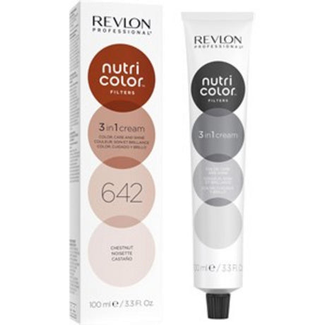Revlon, Nutri Color Filters, Hair Colouring Cream Mask, Color Enhancement, 624 Chestnut, 100 ml - Feel You