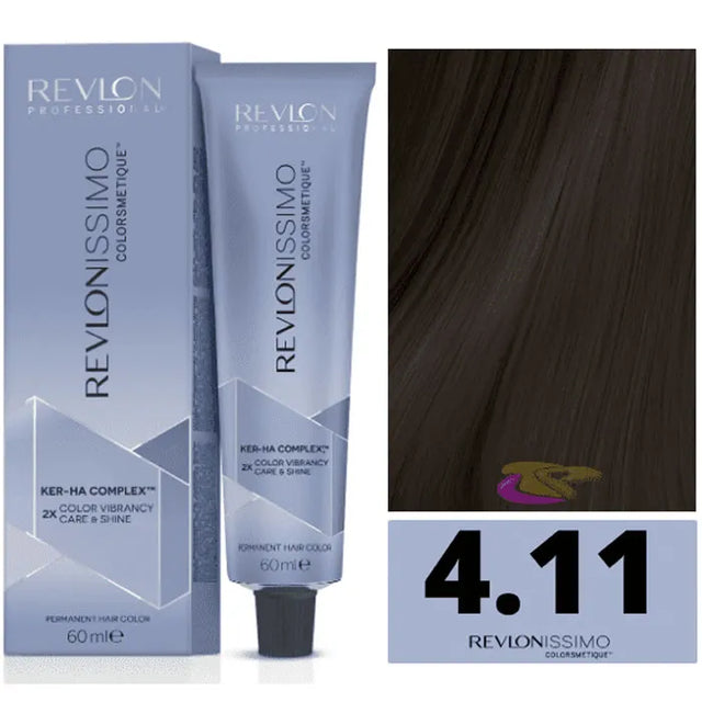 Revlon Revlonissimo Colorsmetique 4,11 Medium Chestnut Intense Ash 60ml - Feel You