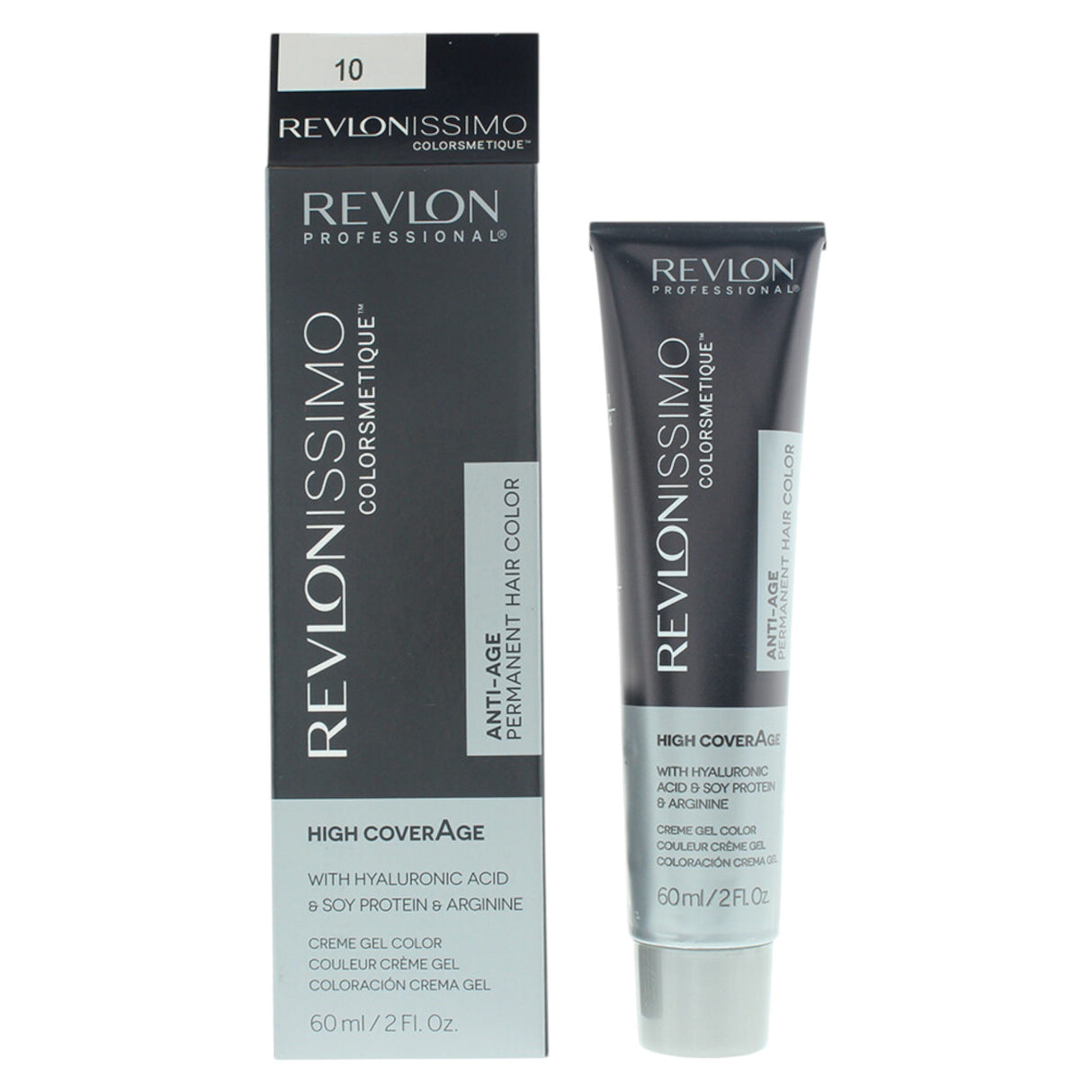 Revlon, Revlonissimo Colorsmetique, Hyaluronic Acid, Permanent Hair Dye, 10 Lightest Blonde, 60 ml - Feel You