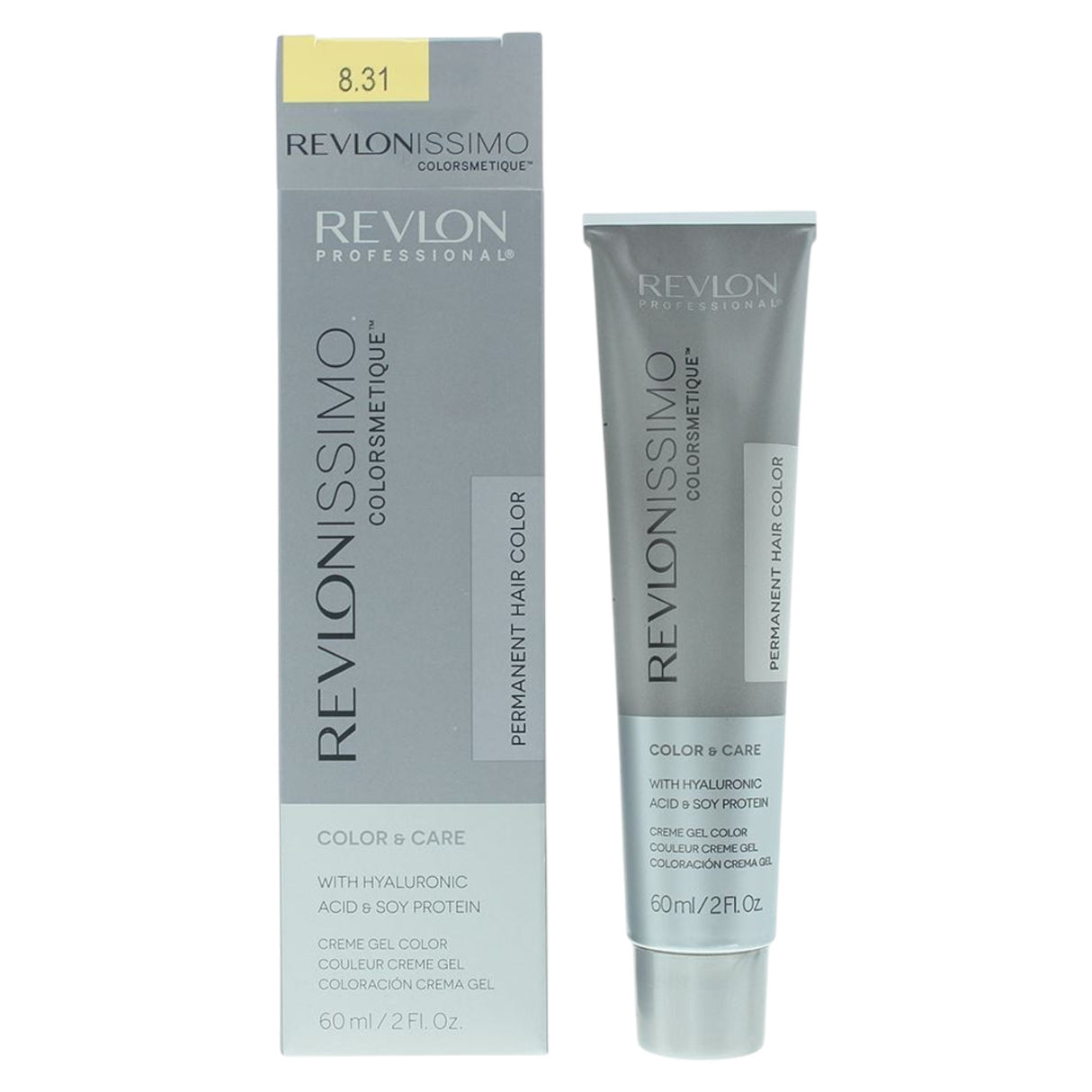 Revlon, Revlonissimo Colorsmetique, KER-HA Complex, Permanent Hair Dye, 8.31 Light Beige Blonde, 60 ml - Feel You