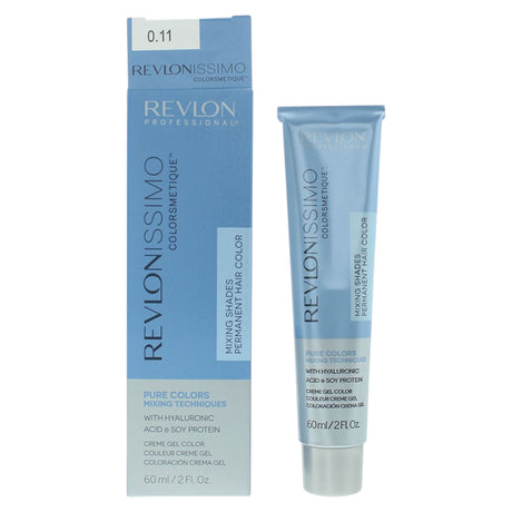 Revlon, Revlonissimo Colorsmetique, Nourishing, Permanent Hair Dye, 0.11 Grey, 60 ml - Feel You