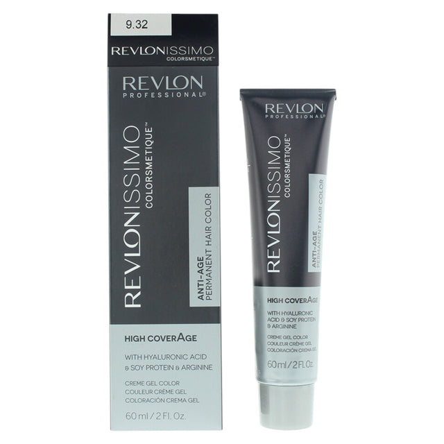 Revlon, Revlonissimo Colorsmetique, Nourishing, Permanent Hair Dye, 9.32 Very Light Golden Pearl Blonde, 60 ml - Feel You
