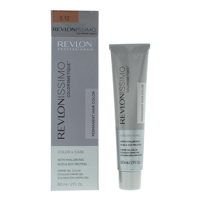 Revlon, Revlonissimo Colorsmetique, Permanent Hair Dye, 5.12 Light Pearly Brown, 60 ml - Feel You