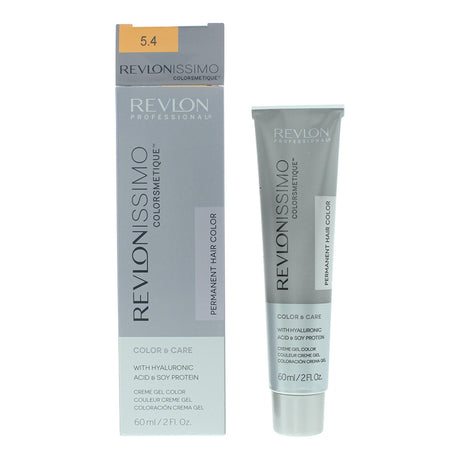 Revlon, Revlonissimo Colorsmetique, Permanent Hair Dye, 5.4 Light Copper Brown, 60 ml - Feel You
