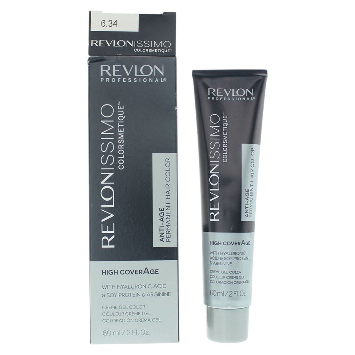 Revlon, Revlonissimo Colorsmetique, Permanent Hair Dye, 6.34 Dark Hazel Blonde, 60 ml - Feel You