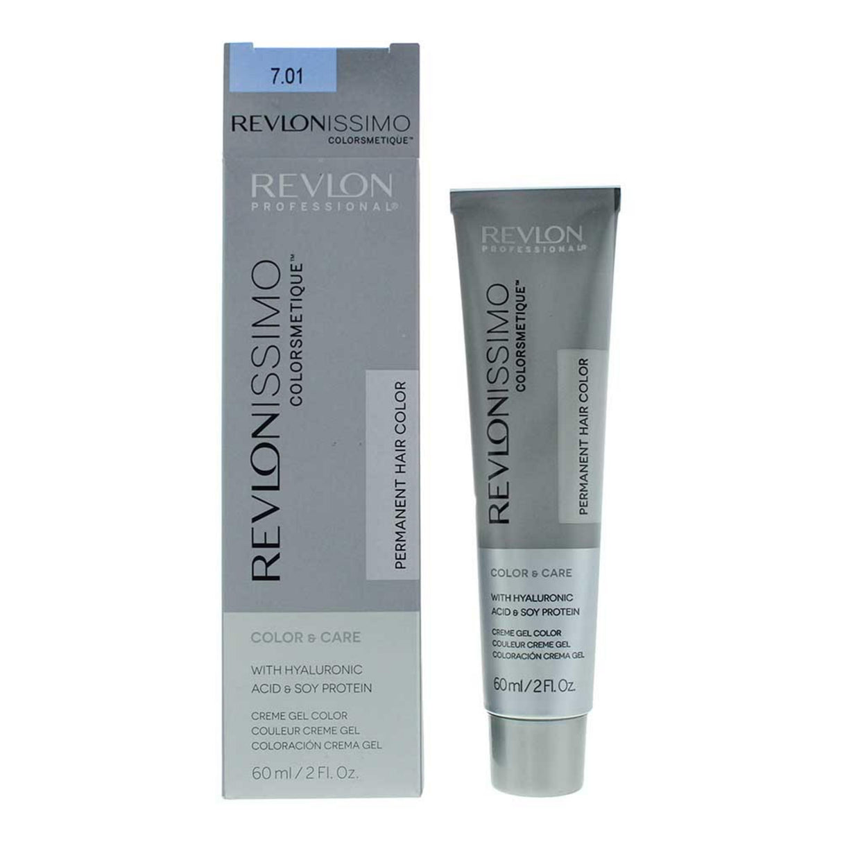 Revlon, Revlonissimo Colorsmetique, Permanent Hair Dye, 7.01 Natural Ash Brown, 60 ml - Feel You