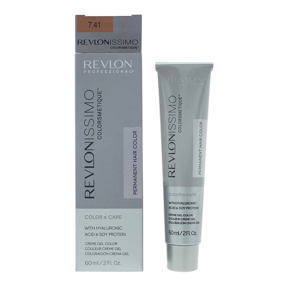 Revlon, Revlonissimo Colorsmetique, Permanent Hair Dye, 7.41 Hazel Blonde, 60 ml - Feel You
