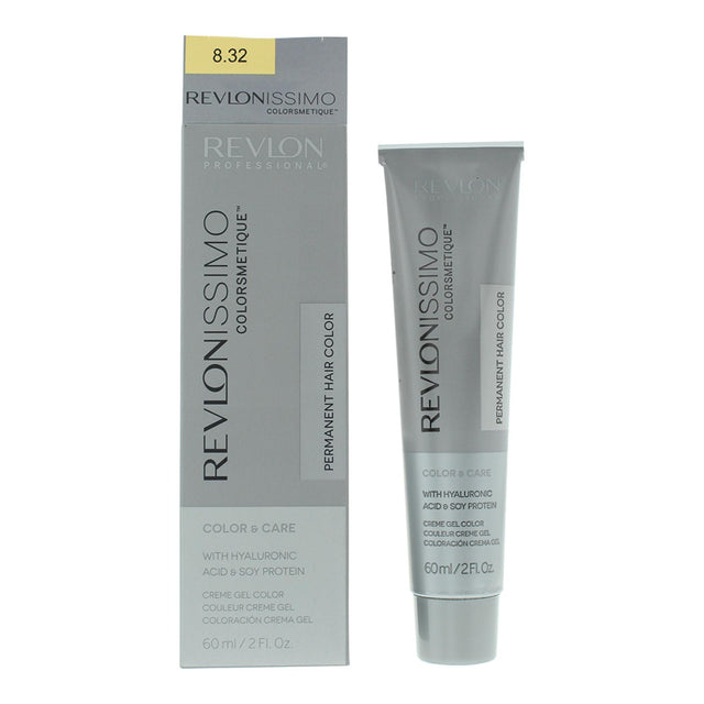 Revlon, Revlonissimo Colorsmetique, Permanent Hair Dye, 8.32 Light Golden Pearl Blonde, 60 ml - Feel You