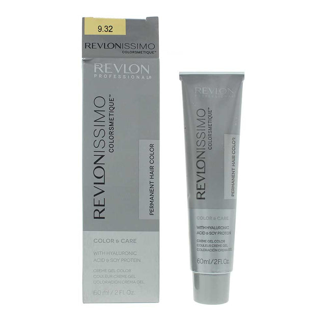 Revlon, Revlonissimo Colorsmetique, Permanent Hair Dye, 9.32 Very Light Golden Pearl Blonde, 60 ml - Feel You
