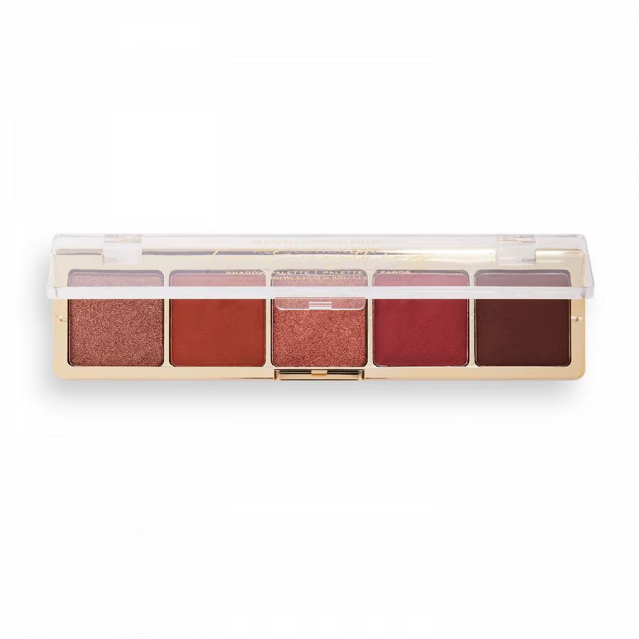 Revolution Pro, Glam, Eyeshadow Palette, I'm Everything Burnt Nude, 5 Shades, 5.5 g - Feel You