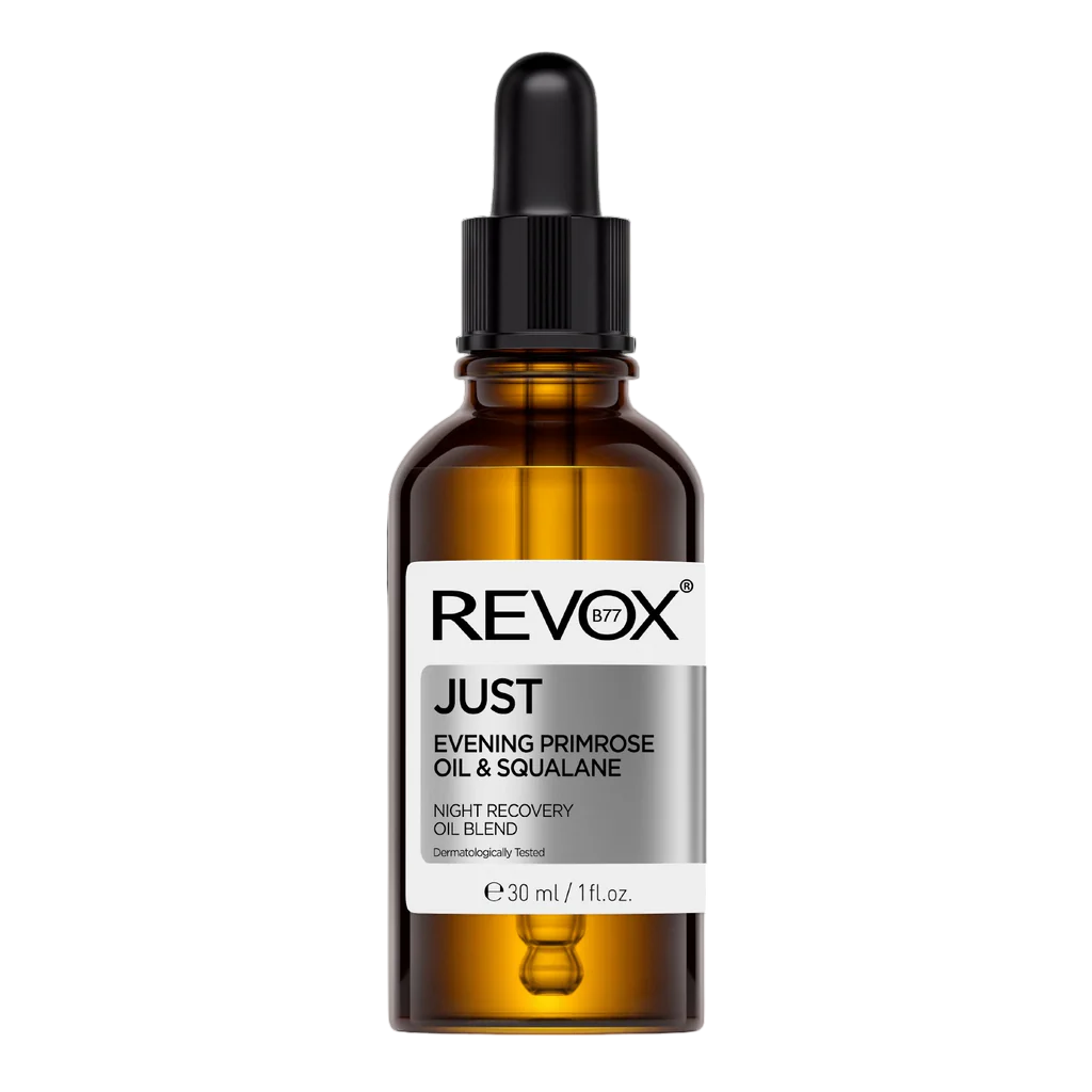 Revox B77, Just Evening, Primrose Oil & Squalane, Recovery, Night, Oil, For Face & Neck, 30 ml - Feel You