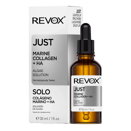 Revox B77, Just, Marine Collagen + HA, Deep Hydration, Serum, For Face & Neck, 30 ml - Feel You