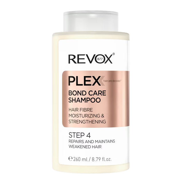 Revox B77, Plex Bond Step 4, Hair Shampoo, For Strengthening, 260 ml - Feel You