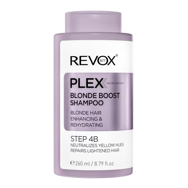 Revox B77, Plex Step 4B, Hair Shampoo, For Neutralisation Of Yellow Tones, 260 ml - Feel You