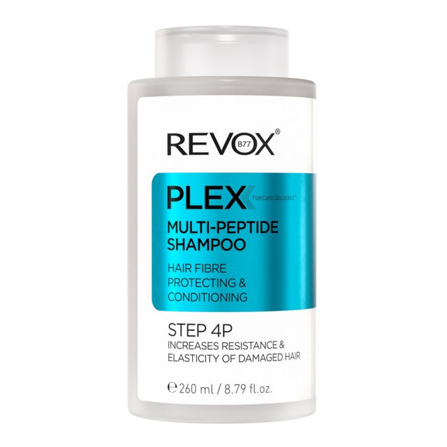 Revox B77, Plex Step 4P, Multi-Peptide, Hair Shampoo, For Conditioning, 260 ml - Feel You