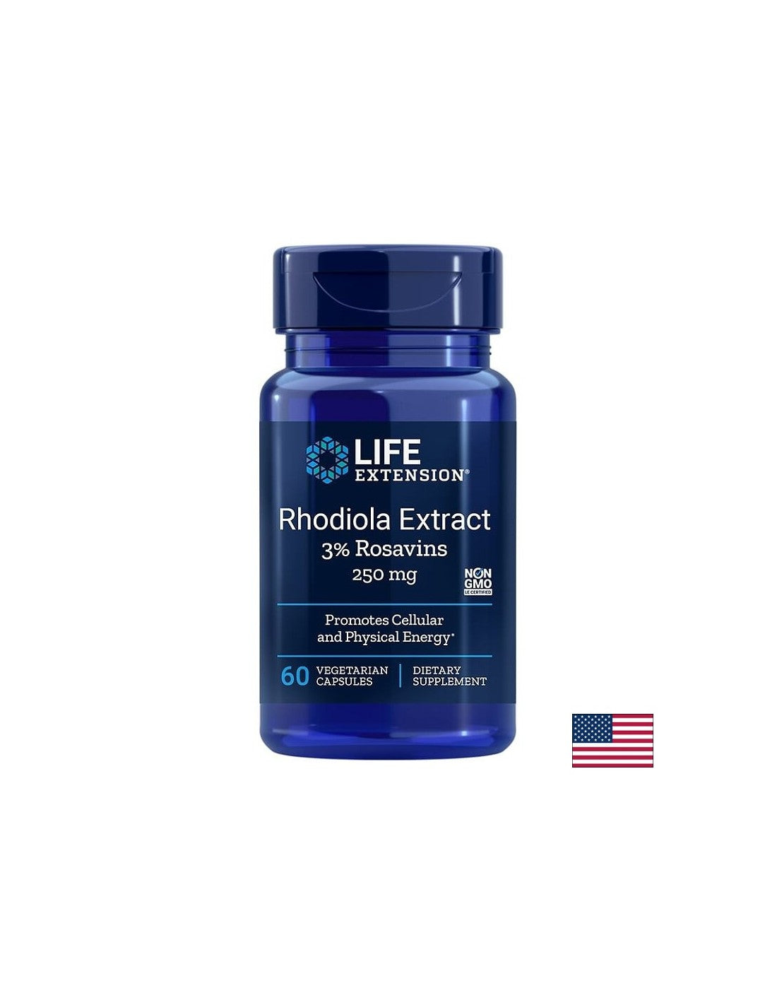 Rhodiola Extract / Златен корен 250 mg х 60 капсули - Feel You