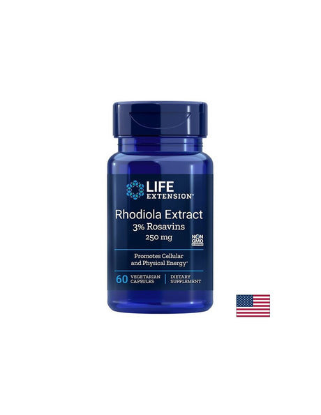 Rhodiola Extract / Златен корен 250 mg х 60 капсули - Feel You