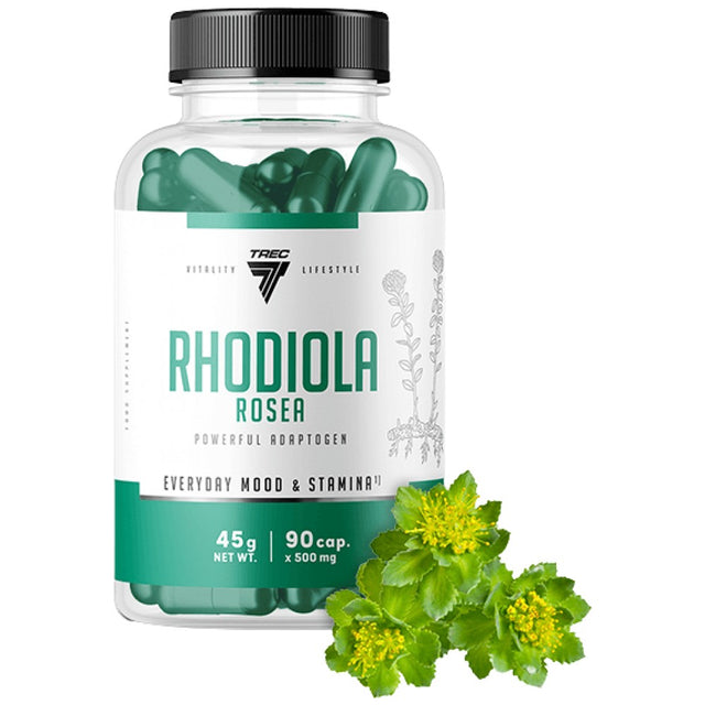 Rhodiola Rosea 500 mg | 100 mg Root Extract - 90 капсули - Feel You