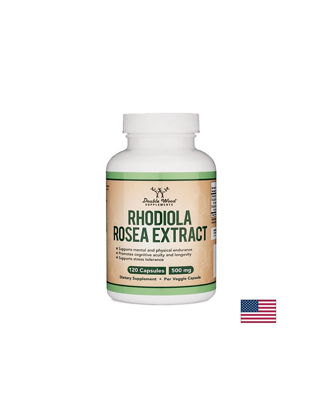Rhodiola Rosea Extract - Златен корен екстракт, 120 капсули Double Wood - Feel You