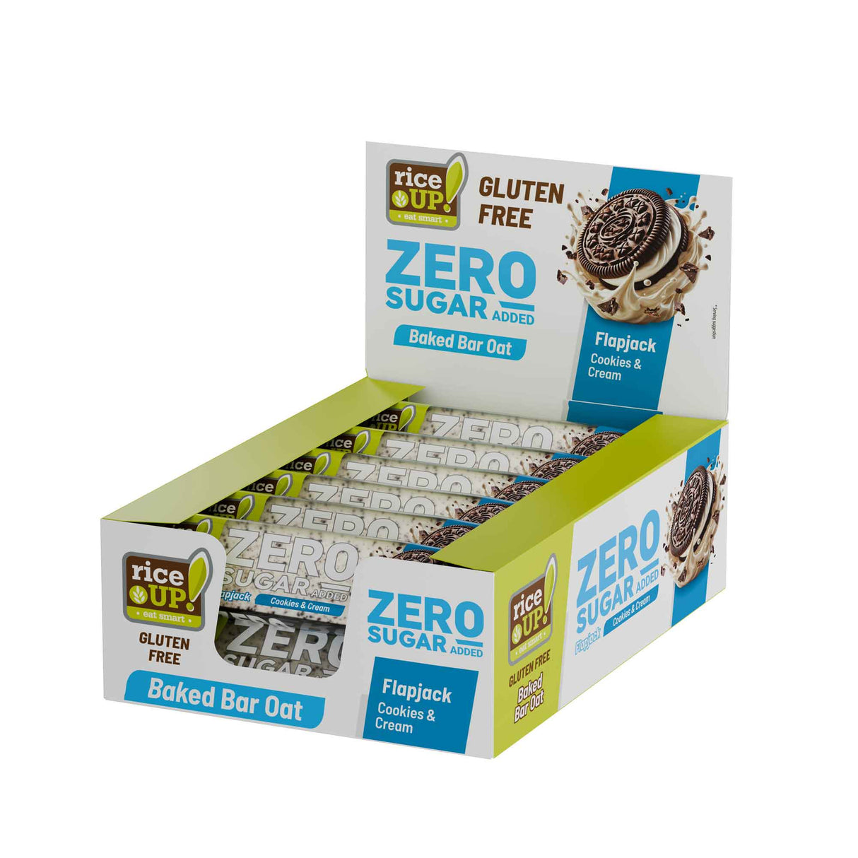 RiceUP! ZERO SUGAR - Флапджак бар - 12 x 70g - Feel You